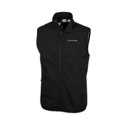 CLIQUE ECO SOFTSHELL BLACK VEST MENS 